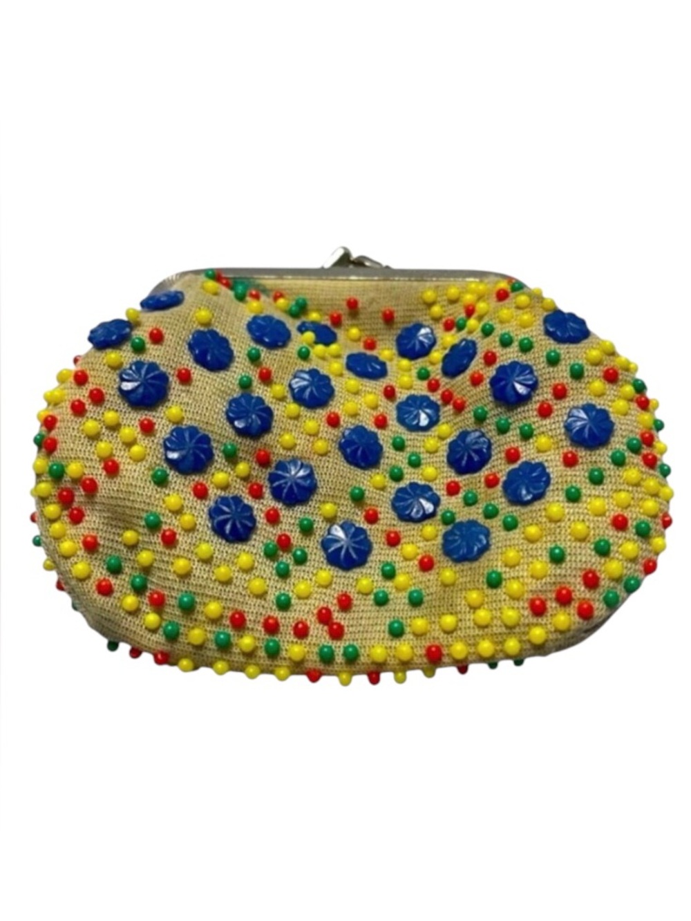 Vintage Beaded Coin Purse Pre Owned